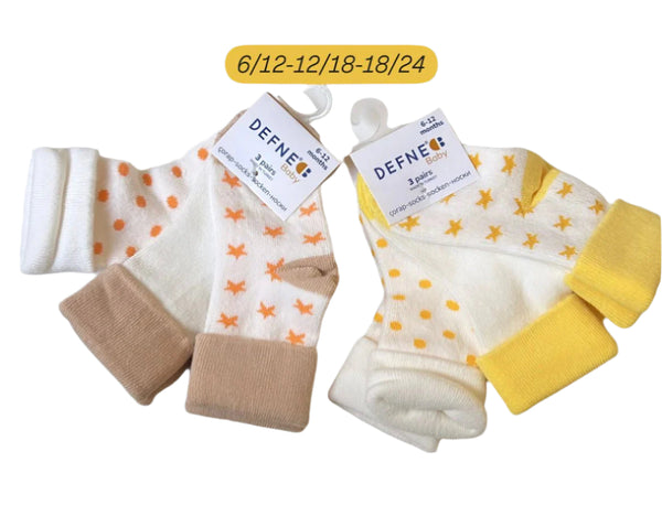 Baby Socks - Pack of 3 - Star