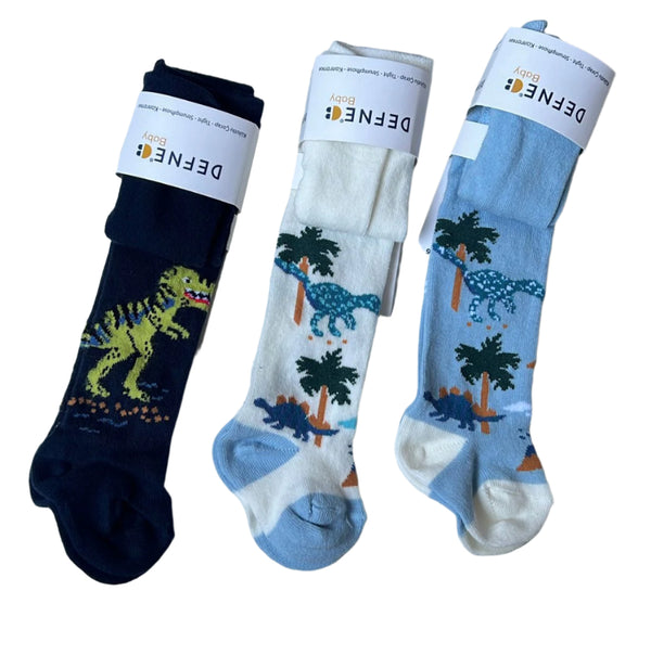 Baby Boy Tights - Dinosaur