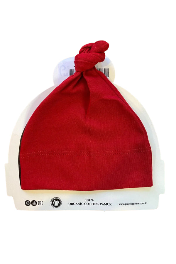 Pierre Cardin Newborn Baby Hat - 100% Organic Cotton