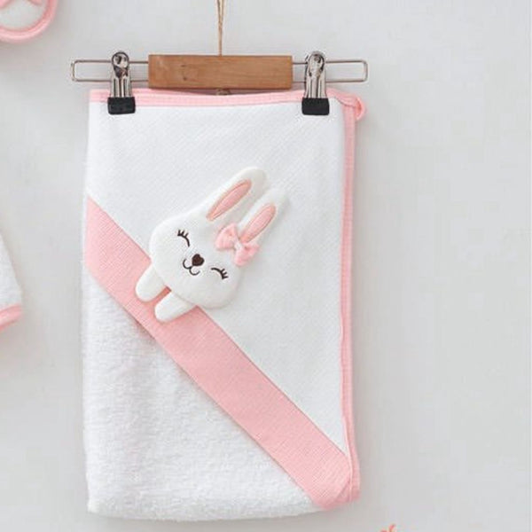 Baby Cotton Towel - Bunny - 80x80 cm