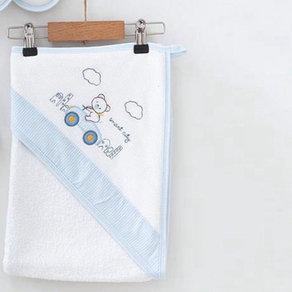 Baby Cotton Towel - Car - 80x80 cm