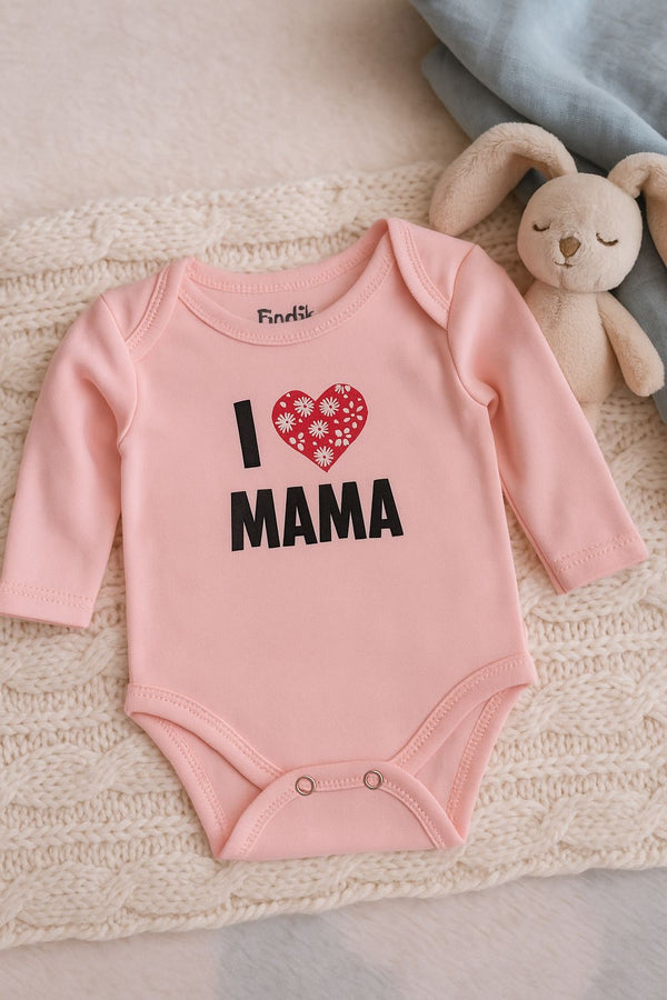 Cotton long sleeve underwear - I love Mama