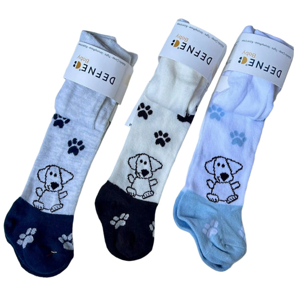 Baby Boy Tights - Dog