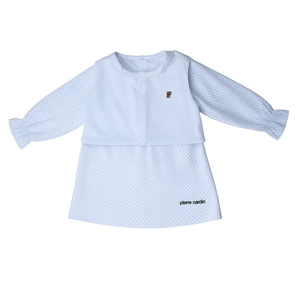 Pierre Cardin Baby Girl Dress with Gilet - Elegant